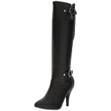 Negro Polipiel 10 cm DREAM-2030 botas tallas grandes