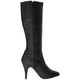 Negro Polipiel 10 cm DREAM-2030 botas tallas grandes