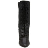 Negro Polipiel 13 cm SEDUCE-1020 Botines de mujer para Hombres