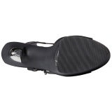 Negro Polipiel 15 cm CAPTIVA-609 Plataforma Tacones de Aguja