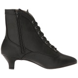 Negro Polipiel 5 cm FAB-1005 botines tallas grandes