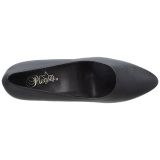 Negro Polipiel 5 cm FAB-420W Zapatos de Saln para Hombres