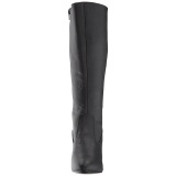 Negro Polipiel 7,5 cm DIVINE-2018 botas tallas grandes