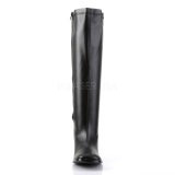 Negro Polipiel 7,5 cm GOGO-300WC botas de mujer de caa ancha