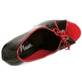 Negro Rojo 12,5 cm SEDUCE-216 Zapatos de tacn altos mujer