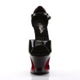 Negro Rojo 18 cm MOON-760FH Corse Zapatos Tacn Aguja