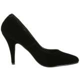 Negro Terciopelo 10 cm VANITY-420 zapatos de saln puntiagudos