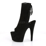 Negro Terciopelo 18 cm ADORE-1018FS botines de pole dance