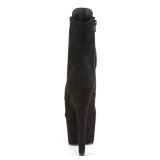 Negro Terciopelo 18 cm ADORE-1021FS botines de pole dance