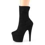 Negro Terciopelo 18 cm ADORE-1042 botines de pole dance