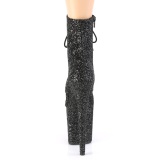 Negro glitter 20 cm FLAMINGO-1020GWR exotic botines de pole dance