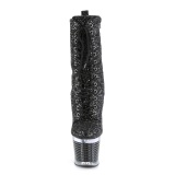 Negro glitter 20 cm SPECTATOR-1040G exotic botines de pole dance