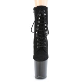 Negro nubuck 20 cm FLAMINGO-1020FST botines de striptease