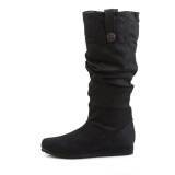 Negros botas robinhood hombre cosplay renacimiento halloween botas