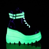 Neon 11,5 cm SHAKER-52 botines cua alta plataforma negro