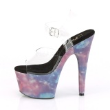 Neon 18 cm ADORE-708REFL Zapatos con tacones pole dance