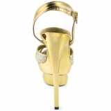 Oro Brillo 16,5 cm Pleaser ECLIPSE-619G Stilettos Tacn de Aguja