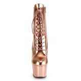 Oro Charol 18 cm ADORE-1020 botines mujer con plataforma