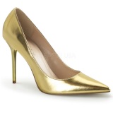 Oro Mate 10 cm CLASSIQUE-20 Stiletto calzado tacones de aguja