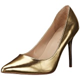 Oro Mate 10 cm CLASSIQUE-20 Stiletto calzado tacones de aguja