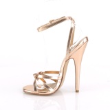 Oro Rosa 15 cm DOMINA-108 zapatos fetiche con tacn alto