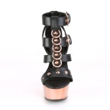 Oro cromo plataforma 15 cm DELIGHT-658 tacn alto pleaser