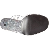 Piedras strass 11,5 cm GALA-08DM Sandalias de tacn para fiesta