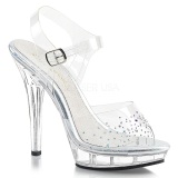 Piedras strass 13 cm LIP-108SD sandalias de tacn alto