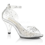 Piedras strass 8 cm BELLE-330RS Zapatos para travestis