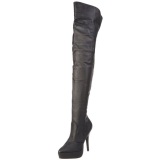 Piel 13,5 cm INDULGE-3011 Botas Altas Plataforma