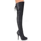 Piel 13,5 cm INDULGE-3011 Botas Altas Plataforma