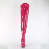 Pink 13 cm SEDUCE-3000WC botas altas de caa ancha elsticos