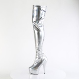 Plata 15 cm DELIGHT-3000HWR Holograma botas altas overknee plataforma