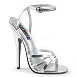 Plata 15 cm DOMINA-108 zapatos fetiche con tacn alto