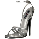 Plata 15 cm DOMINA-108 zapatos fetiche con tacn alto