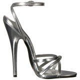 Plata 15 cm DOMINA-108 zapatos fetiche con tacn alto