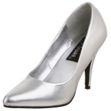 Plata Mate 10 cm VANITY-420 zapatos de saln puntiagudos