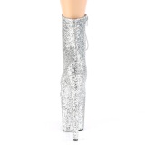 Plata glitter 20 cm FLAMINGO-1020GWR exotic botines de pole dance