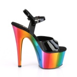 Plataforma arco iris 18 cm ADORE-709RC-02 Zapatos de pole dance