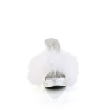 Polipiel 11,5 cm ELEGANT-401F pantuflas tacn alto fabulicious tacn alto plumas blancos