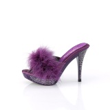 Polipiel 11,5 cm ELEGANT-401F pantuflas tacn alto fabulicious tacn alto plumas purpura