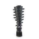 Polipiel 14 cm demoniacult botas plataforma de caa ancha elsticos