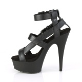 Polipiel 15 cm DELIGHT-637 sandalias gladiator con plataforma