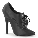 Polipiel 15 cm DOMINA-460 zapatos de saln oxford con cordones negro