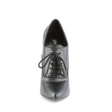 Polipiel 15 cm DOMINA-460 zapatos de saln oxford con cordones negro