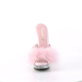 Polipiel 15 cm SULTRY-601F pantuflas tacn alto fabulicious tacn alto plumas de marabu