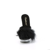 Polipiel 15 cm SULTRY-601F pantuflas tacn alto fabulicious tacn alto plumas negros