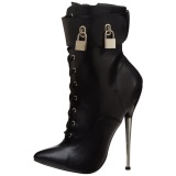 Polipiel 16 cm DAGGER-1023 Botines de Cordones Altos Mujer