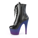 Polipiel 18 cm ADORE-1020BP botines pleaser con plataforma