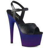 Polipiel 18 cm ADORE-709BP sandalias pleaser con plataforma